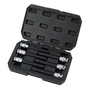 Socket Set, Draper 07125 Extra Long E Type Sockets, 1/2" Sq. Dr. (6 Piece), Draper