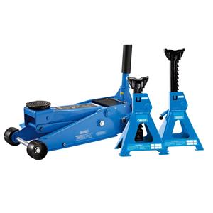 Trolley Jacks, Draper 07290 Trolley Jack and Axle Stand Kit (3 Tonne), Draper