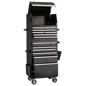 Tool Cabinets and Tool Chests, Draper Expert 07419 Combined Cabinet And Tool Chest, 26", 14 Drawers, Draper