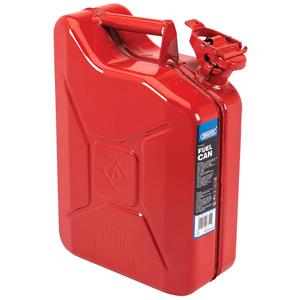 Jerry and Fuel Cans, Draper 07741 10L Steel Fuel Can Red   , Draper