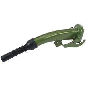 Jerry and Fuel Cans, Draper 07826 Green Steel Spout for 5 10 20L Fuel Cans   , Draper