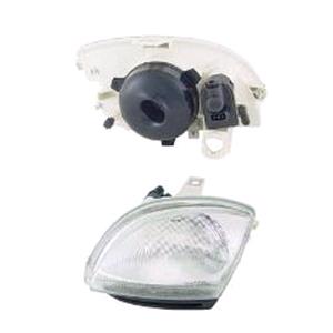 Lights, Left Headlamp (Original Equipment, Not Sporting) for Fiat SEICENTO 1998 on, 