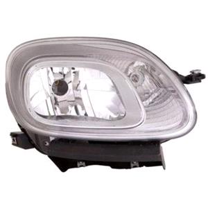 Lights, Right Headlamp (Halogen, Takes H4 Bulb, Supplied With Bulbs & Motor, Original Equipment) for Fiat PANDA 2012 on, 