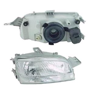 Lights, Right Headlamp (H4 Bulb, Carello Type, Original Equipment) for Fiat PUNTO 1994 1999, 