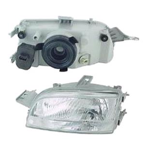 Lights, Left Headlamp (H4 Bulb, Carello Type, Original Equipment) for Fiat PUNTO Convertible 1994 1999, 