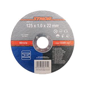 Hardware, METAL CUTTING DISC 125x1.0x22MM, STHOR