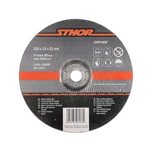 Hardware, METAL CUT. DISC DEPRESSED 230x3.0x22MM, STHOR