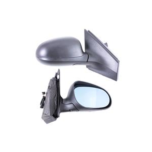 Wing Mirrors, Right Wing Mirror (electric, heated, black cover) for Fiat BRAVO 2007 2014, 