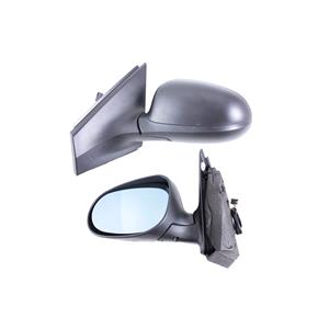 Wing Mirrors, Left Wing Mirror (electric, heated, black cover, temp. sensor) for Fiat BRAVO 2007 2014, 