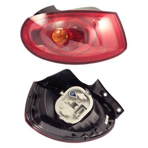 Lights, Right Rear Lamp (On Body, Supplied With Bulbholder, Original Equipment) for Fiat BRAVO 2007 on, 