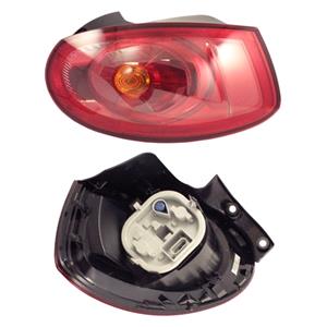 Lights, Right Rear Lamp (On Body, Supplied With Bulbholder, Original Equipment) for Fiat BRAVO Van 2007 on, 
