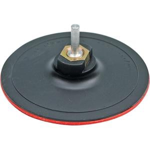 Hardware, RUBBER DISC W. SHAFT / ARBOR 125MM, VOREL