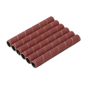 Sanding Sleeves, Draper 08364 Aluminium Oxide Sanding Sleeves, 12.7 x 115mm, 80 Grit (Pack of 6), Draper
