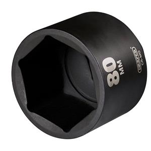 1" Impact Sockets, Draper 08525 HI TORQ Deep Impact Socket, 1" Sq. Dr., 80mm, Draper