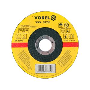 Hardware, METAL CUTTING DISC 125x2.5x22MM, VOREL