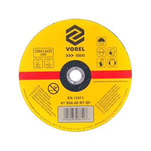 Hardware, METAL CUTTING DISC 230x3.2x22MM, VOREL