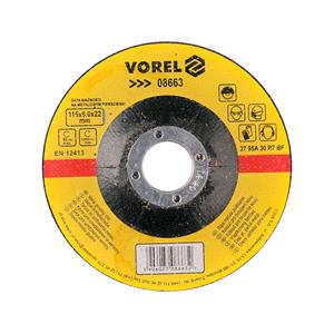 Hardware, METAL GRINDING DISC 115x6.0x22MM, VOREL