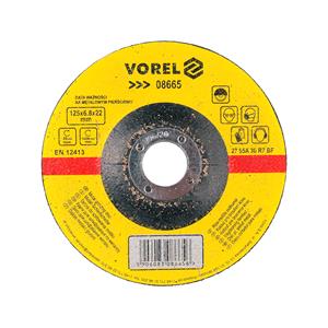 Hardware, METAL GRINDING DISC 125x6.8x22MM, VOREL