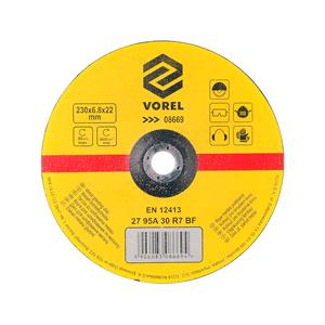 Hardware, METAL GRINDING DISC 230x6.8x22MM, VOREL