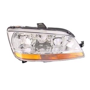 Lights, Right Headlamp (With Amber Indicator With Fog Lamp, Original Equipment) for Fiat IDEA 2004 2005, 