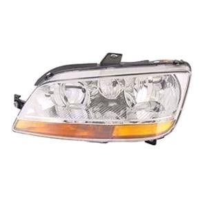 Lights, Left Headlamp (With Amber Indicator With Fog Lamp, Original Equipment) for Fiat IDEA 2004 2005, 