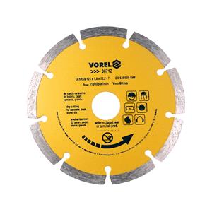 Hardware, DIAMOND BLADE, SEGMENTED 125MM, VOREL