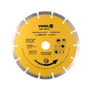 Hardware, DIAMOND BLADE, SEGMENTED 180MM, VOREL
