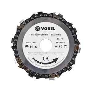 Hardware, CHAIN DISC 125MM, VOREL