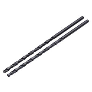 HSS Drill Bits, Draper 08789 Black HSS Long Drill Bit 4.0 x 119mm (Pack of 2), Draper