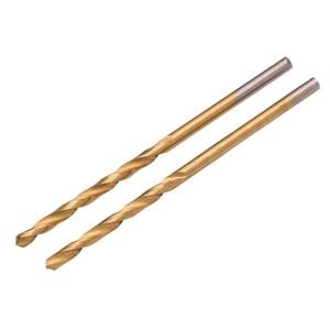 Titanium Drill Bits, Draper 08855 HSS Titanium Nitride Coated Drill Bit, 1.0mm x 34mm (Pack of 2), Draper