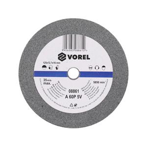Hardware, GRINDING DISC 125x12.7x17MM /FINE/, VOREL