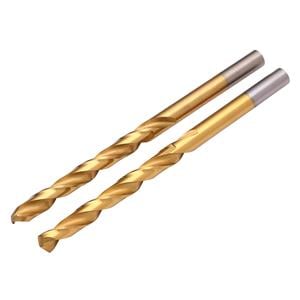 Titanium Drill Bits, Draper 08868 HSS Titanium Nitride Coated Drill Bit, 5.5mm x 93mm (Pack of 2), Draper