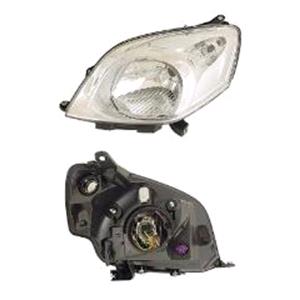 Lights, Left Headlamp (Original Equipment) for Peugeot BIPPER 2008 on, 