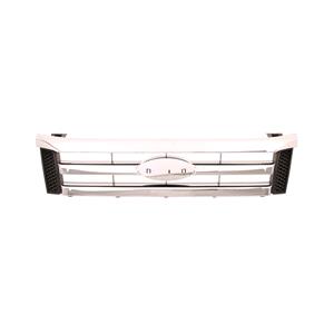 Grilles, Ford Ranger 2012 2015 Front Bumper Grille, Matte Black, With Chrome Trims, Without RANGER Engraving, 