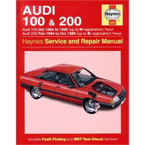 Haynes DIY Workshop Manuals, Haynes   Audi 100 & 200 Petrol (Oct 82   90) up to H, Haynes
