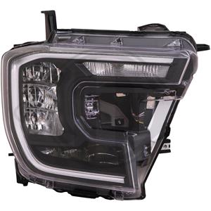 Lights, Right Headlamp (LED, With LED Daytime Running Light, With PY21W Bulb Indicator, Supplied Without Control Module) for Ford RANGER IV 2022 Onwards, 