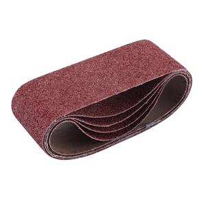 Sanding Belts, Draper 09233 Cloth Sanding Belt, 75 x 457mm, 40 Grit (Pack of 5) , Draper