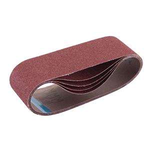 Sanding Belts, Draper 09239 Cloth Sanding Belt, 75 x 533mm, 80 Grit (Pack of 5) , Draper