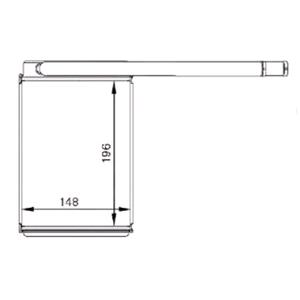 Interior Heating Heat Exchangers, Somora Interior Heating Heat Exchanger   092550, SOMORA