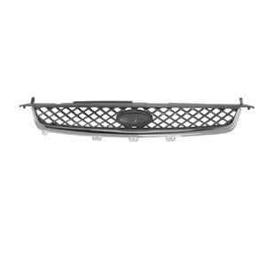 Grilles, Ford Fiesta 2006 2008 Grille   with Chrome, 