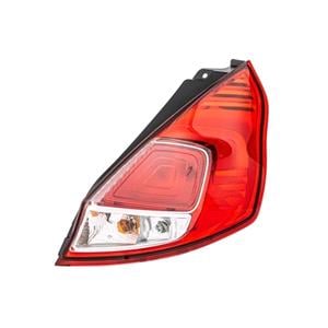 Lights, Right Rear Lamp (Standard Bulb Type, Supplied With Bulbholder, Original Equipment) for Ford Fiesta 2013 to 2017, 