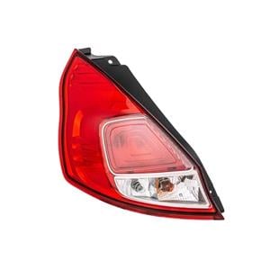 Lights, Left Rear Lamp (Standard Bulb Type, Supplied With Bulbholder, Original Equipment) for Ford Fiesta 2013 to 2017, 