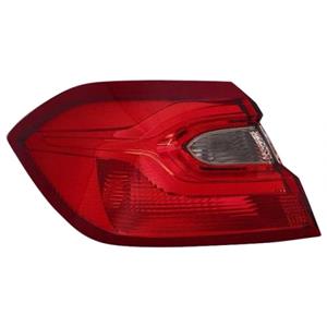 Lights, Left Rear Lamp (Outer, On Quarter Panel, Supplied Without Bulbholder) for Ford FIESTA VII 2017 on, 