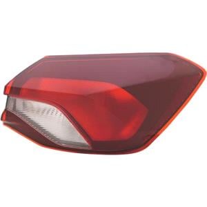 Lights, Right Rear Lamp (Outer, On Quarter Panel, Hatchback Models, Standard Bulb Type, Supplied Without Bulbholder) for Ford FOCUS IV 2022 on, 