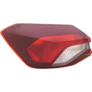 Lights, Left Rear Lamp (Outer, On Quarter Panel, Hatchback Models, Standard Bulb Type, Supplied Without Bulbholder) for Ford FOCUS IV 2022 on, 