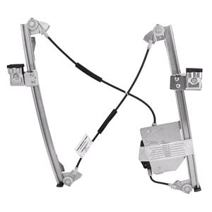 Window Regulators, Front Left Electric Window Regulator Mechanism (without motor) for FORD FOCUS (DAW, DBW), 1998 2004, 4 Door Models, One Touch/AntiPinch Version, holds a motor with 6 or more pins, AC Rolcar