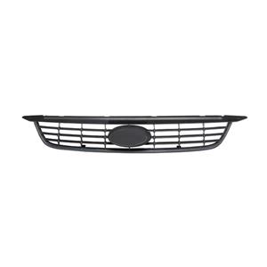 Grilles, Ford Focus 2008 2011 Grille, Matte Black, 