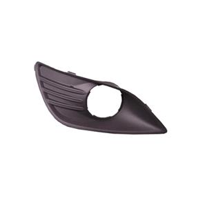 Grilles, Focus 2008 2011 RH (Drivers Side) Front Bumper Grille, Matte Black, With Fog Lamp Hole, 