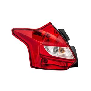 Lights, Left Rear Lamp (LED / Halogen, Supplied With Bulbholder, Original Equipment) for Ford FOCUS III 2011 to 2014, 