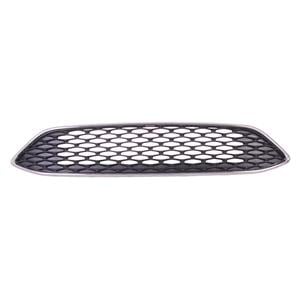 Grilles, Ford Focus 2015 2018 Grille, Matte Black, Honeycomb Type With Chrome Trim, TUV Approved, 